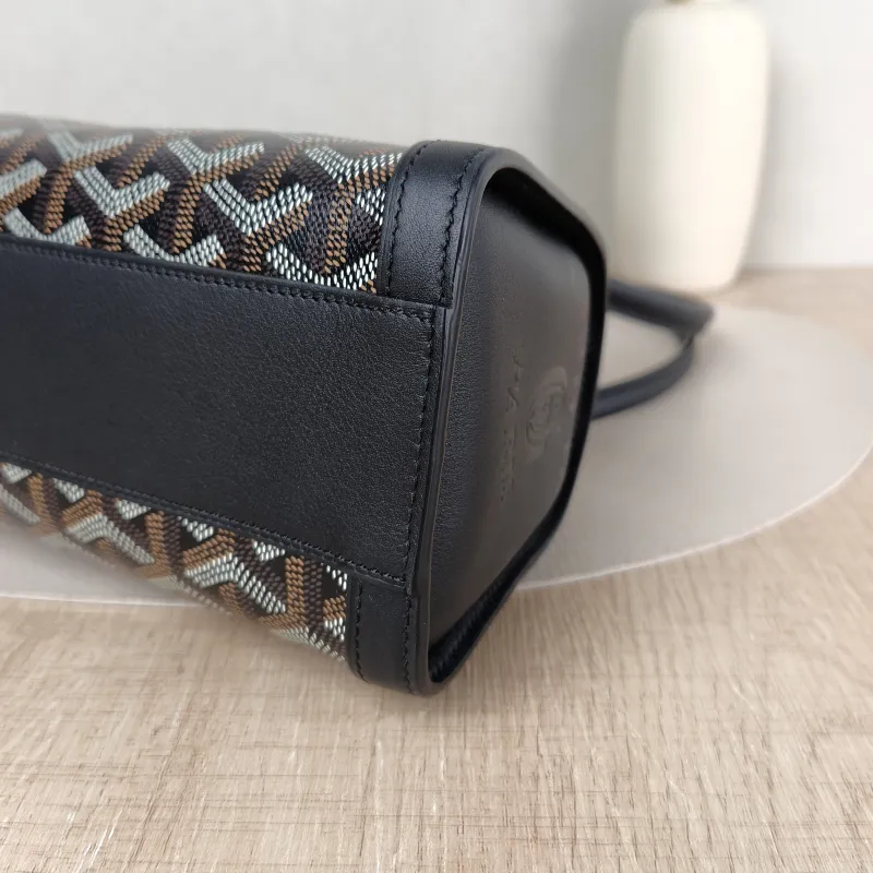 GOYARD Shoulder Bag bonbonniere Collection Black PVC One Size 30 × 10.5 × 12 cm — detail view 2 of 10