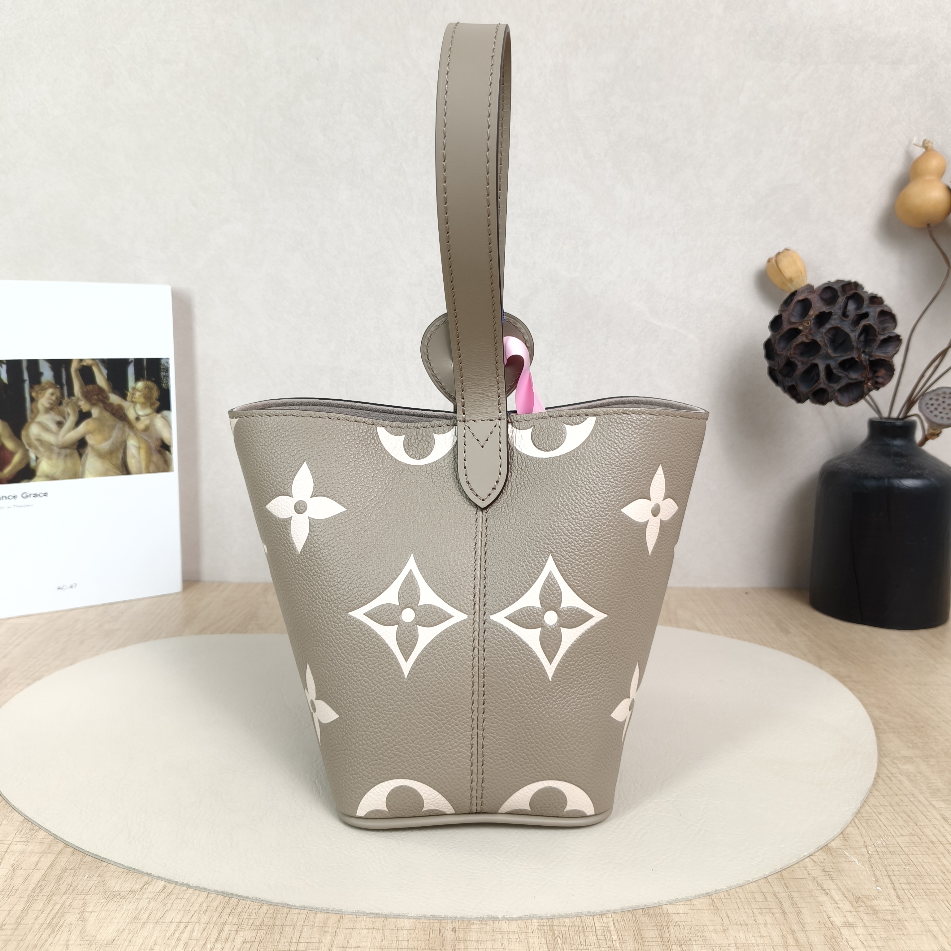 Louis Vuitton Top Handle Bag ALL IN BB · White Empreinte Embossed Calfskin BB18 × 12 × 16 cm — cover view 5 of 6