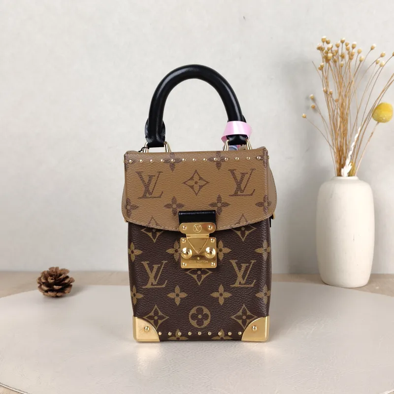 Louis Vuitton Crossbody Bag Camera Box Camera Bag Box Bag Monogram PVC One Size 12.5 × 6 × 18 cm