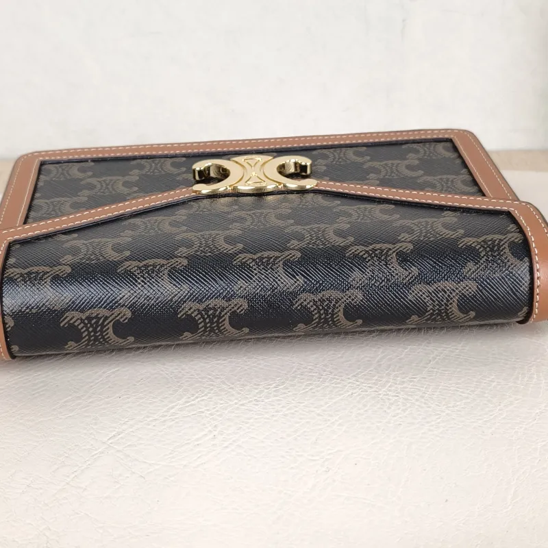 CELINE Crossbody Bag MARGO Wallet Monogram PVC Mini 19.5 × 4.5 × 13 cm — detail view 10 of 11