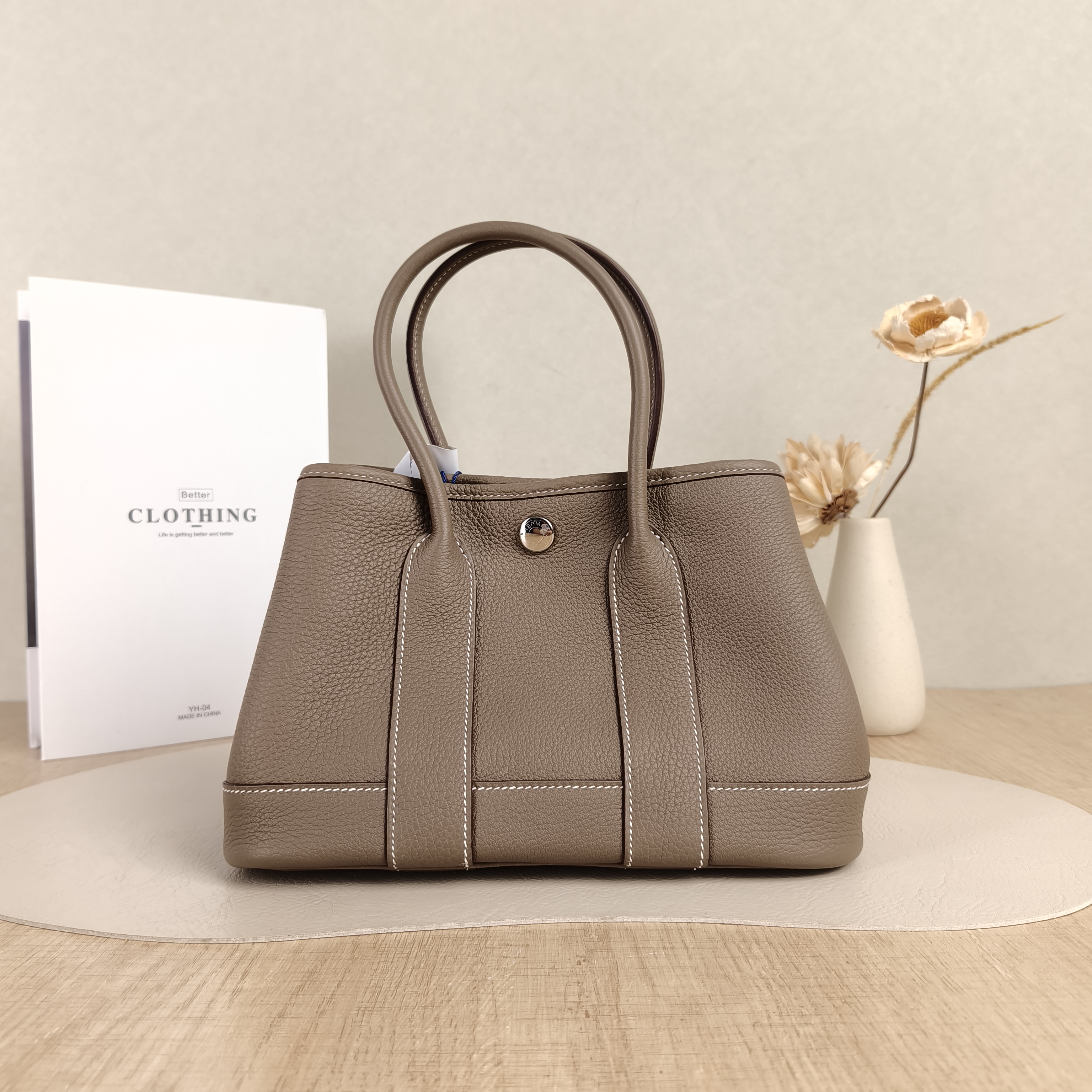 Hermès Top Handle Bag Neo Garden 23 Mini Negonda Calfskinmini23 × 10 × 16 cm