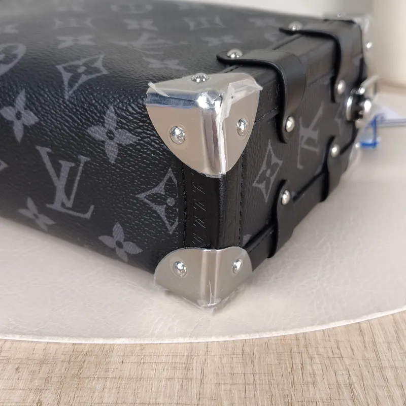 Louis Vuitton Crossbody Bag Side Trunk East West Box Monogram PVC Medium 28 × 7 × 15 cm — detail view 1 of 14