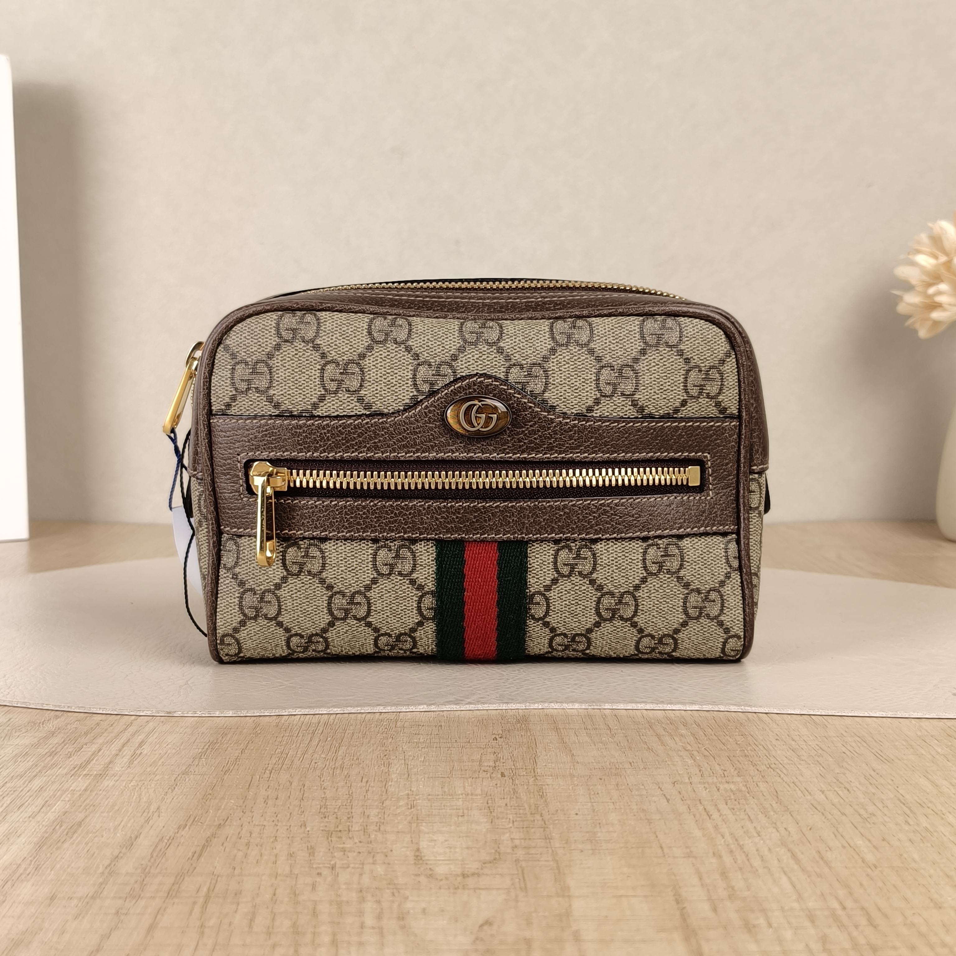 GUCCI Crossbody Bagophidia Belt Bag Monogram PV Cmini18 × 5.5 × 12 cm
