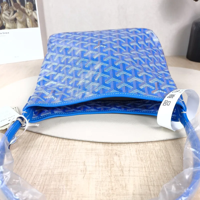 GOYARD Shoulder Bag Boheme Hobo​Blue PV Cmini29 × 11 × 18.5 cm — detail view 7 of 13