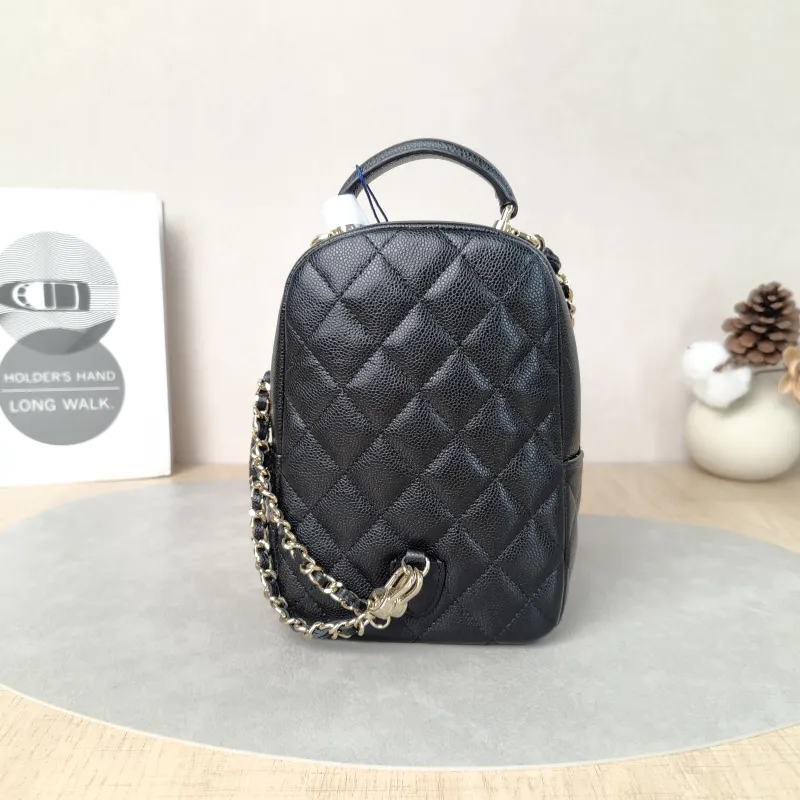Chanel Backpack mini Backpack Collection Black Calfskin One Size13 × 9 × 18 cm — cover view 4 of 5