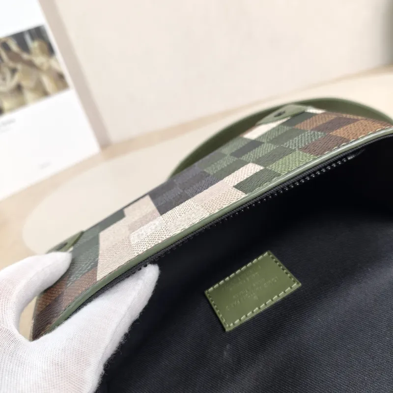 Louis Vuitton Crossbody Bag Steamer Box Green PVC Mini 18 × 6.5 × 11 cm — detail view 12 of 13