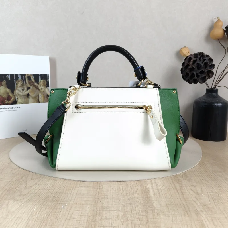 FERRAGAMO Shoulder Bag Shoulder Bag Colorblock Calfskin One Size24 × 13 × 17 cm — cover view 4 of 5