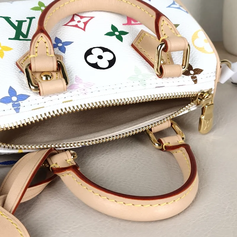 Louis Vuitton Crossbody Bag Speedy Nano Multicolore PV Cnano16 × 7.5 × 10 cm — detail view 8 of 11