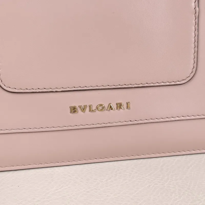 Bvlgari Shoulder Bag Serpenti Forever Collection Crossbody Bag Beige Calfskin One Size 22 × 5 × 14 cm — detail view 10 of 15