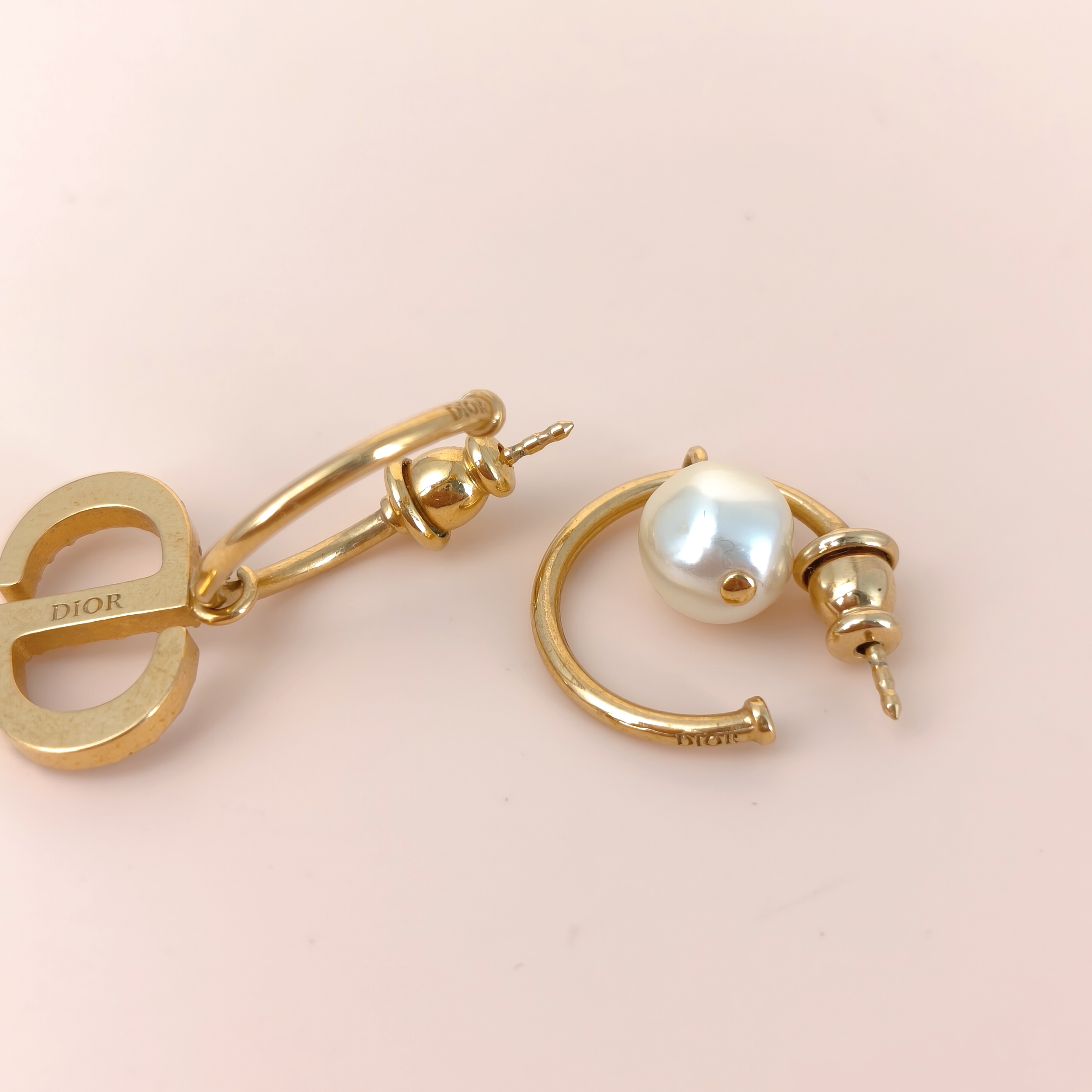DIOR Earrings CD Pearl Earrings Gold — cover view 6 of 8