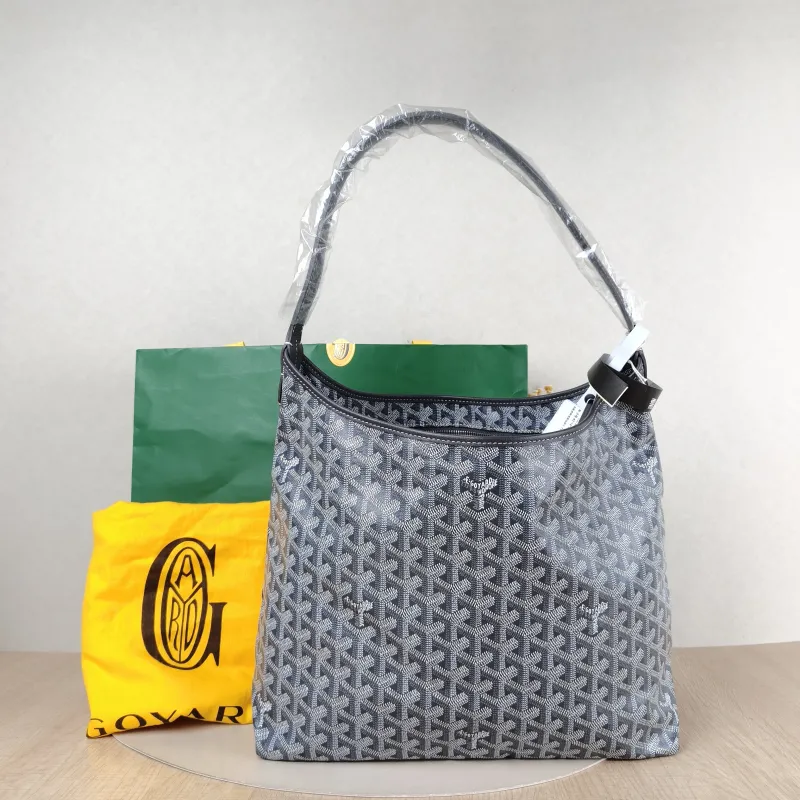 GOYARD Shoulder Bag Boheme Hobo Grey ine Canvas Small 43 × 14 × 27 cm — cover view 2 of 6
