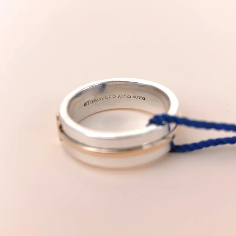 Tiffany&Co. Ring T Collection Ring Gold · Silver18k 925 One Size51 — cover view 7 of 10