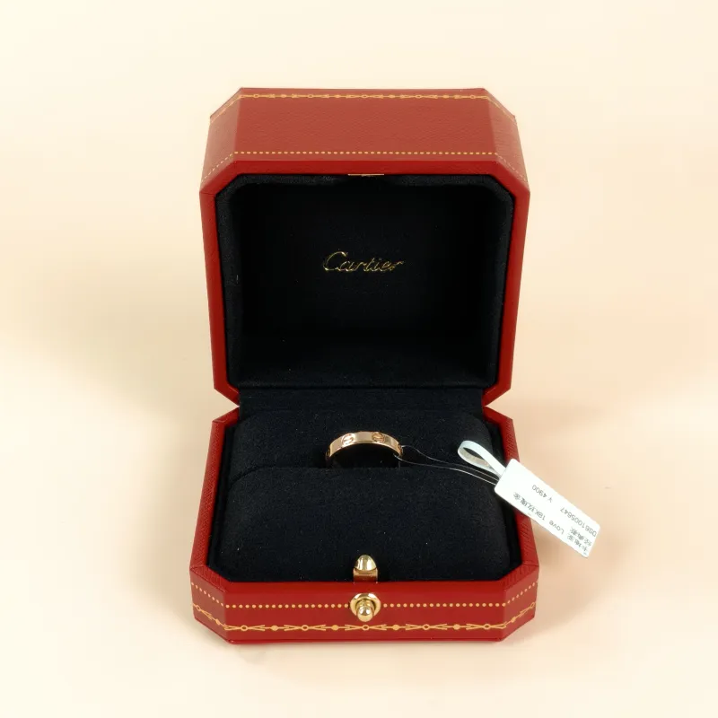CARTIER Ring Love Rose Gold 18KR ose Gold Small 50 — cover view 5 of 7