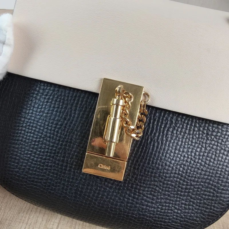 Chloé Crossbody Bagdrew Colorblock Calfskin One Size19 × 6 × 17 cm — detail view 7 of 10