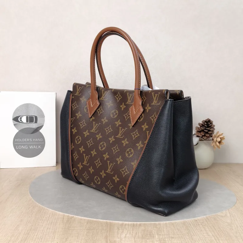 Louis Vuitton Top Handle Bag W Tote Black · Monogram PVC · Calfskin One Size35 × 11 × 25 cm — cover view 2 of 5