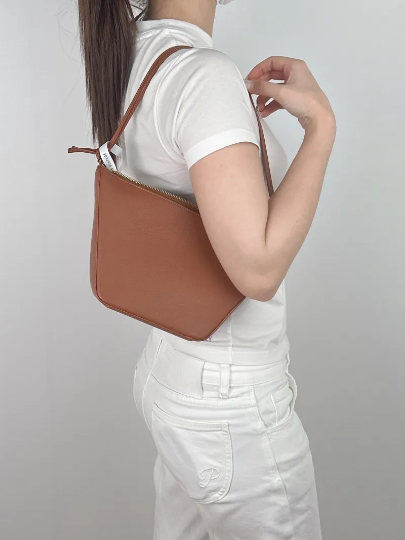 LOEWE Shoulder Bag Calfskinmini28 × 9.5 × 17 cm — on-model view 1 of 2
