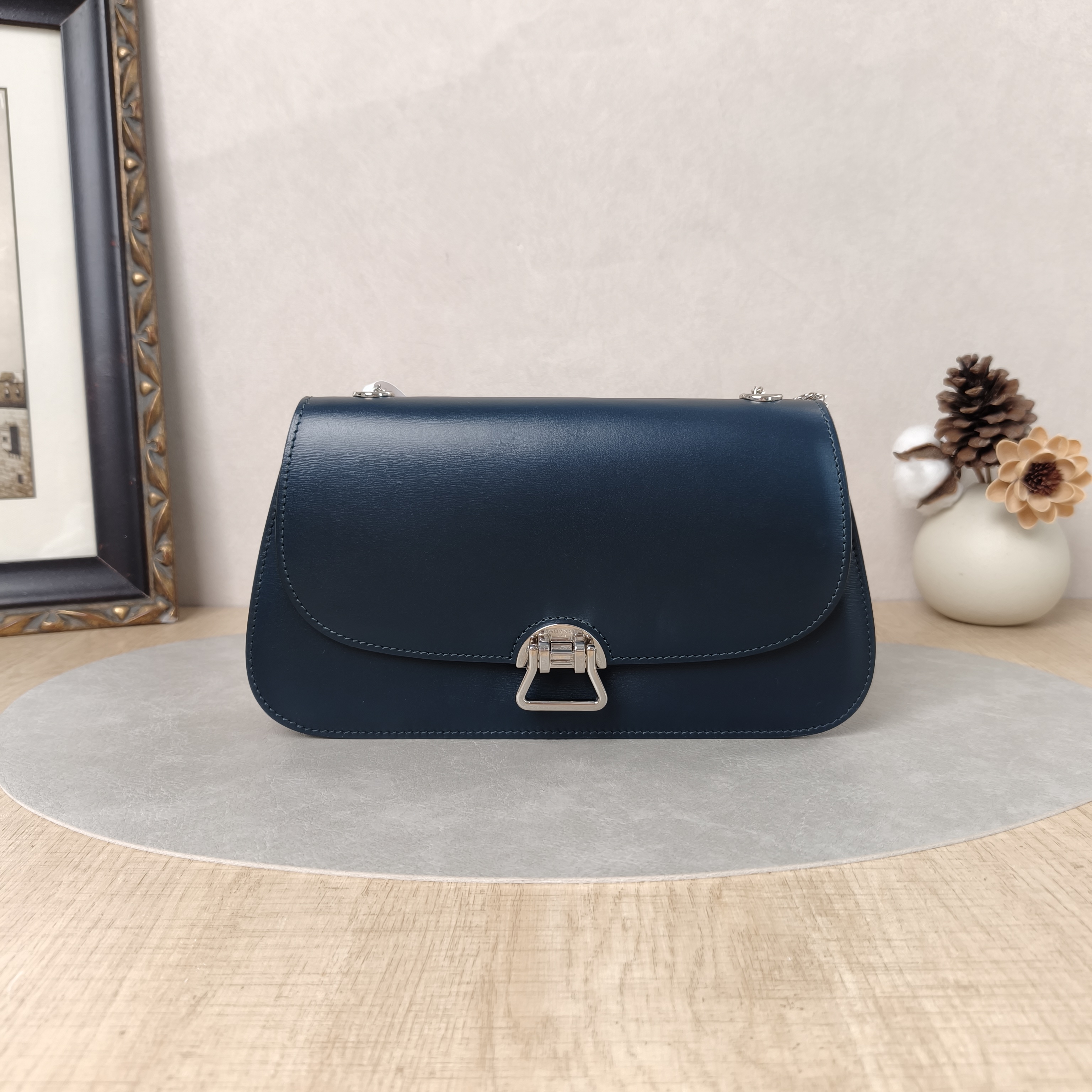 Moynat Crossbody Bag Crossbody Bag Green Calfskin One Size25 × 4 × 13 cm