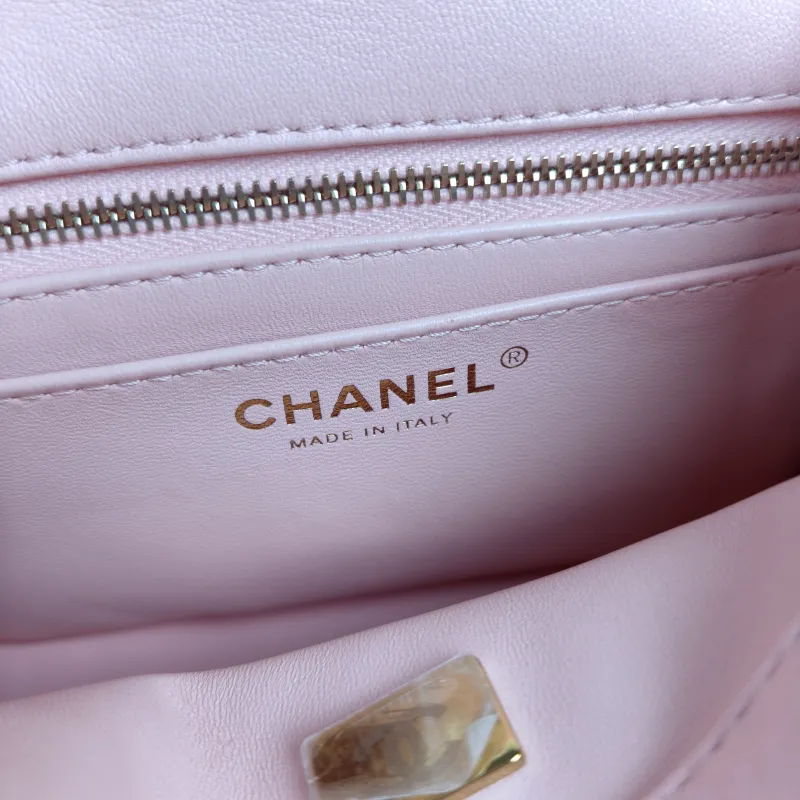 Chanel Crossbody Bag25b c Pink Lambskin mini18 × 7 × 13 cm — detail view 10 of 15