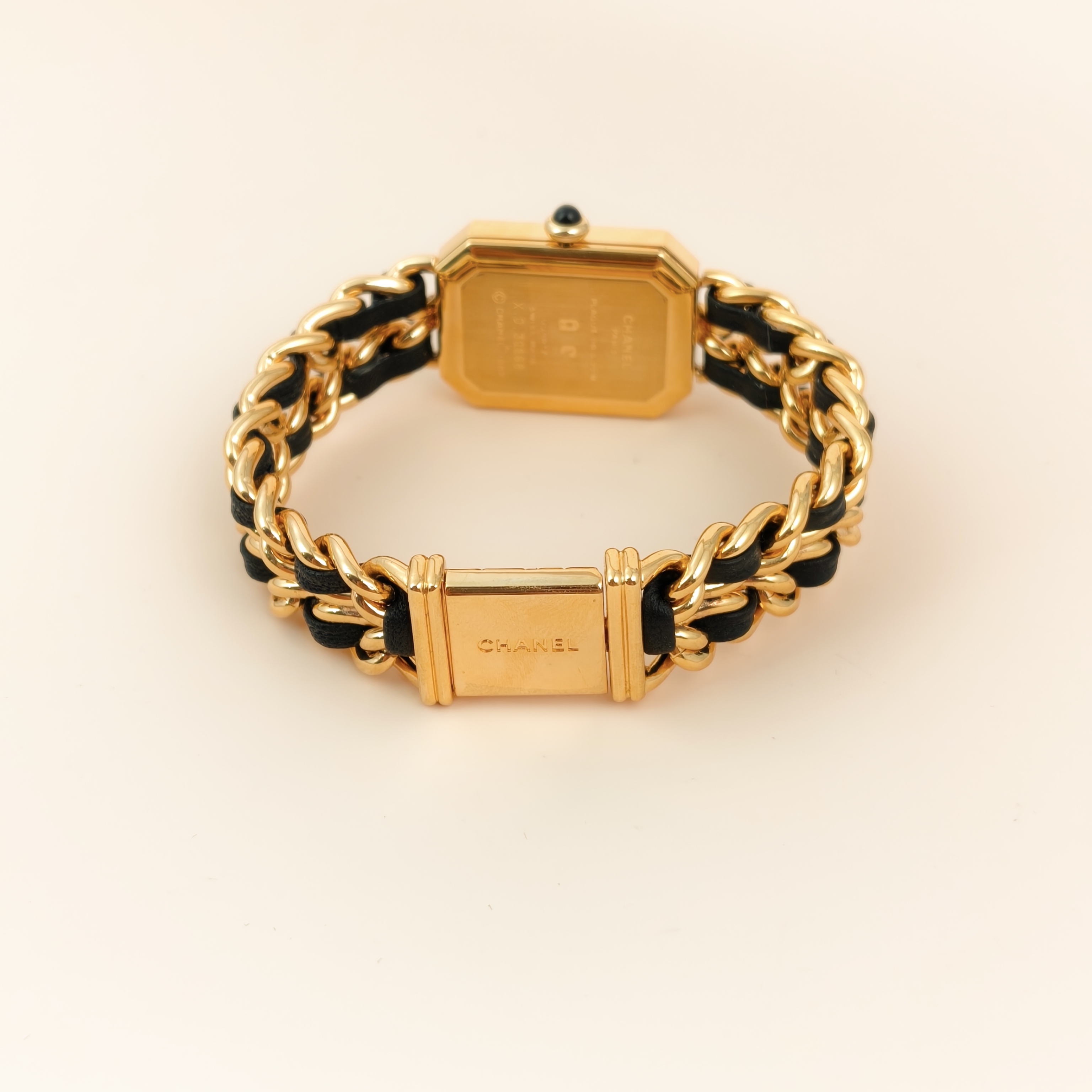 Chanel Watch Première Édition Originale Black with Gold-Tone Hardware Black with Gold-Tone Hardware M 26.1mm x 20mm x 7.6mm — cover view 7 of 9