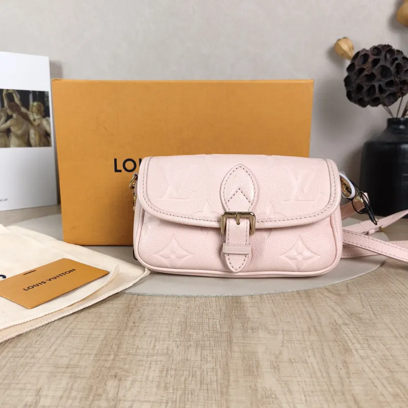 Louis Vuitton Crossbody Bag Diane Baguette Bag Empreinte Embossed Calfskin Monogramnano19 × 6 × 10.5 cm — cover view 5 of 6