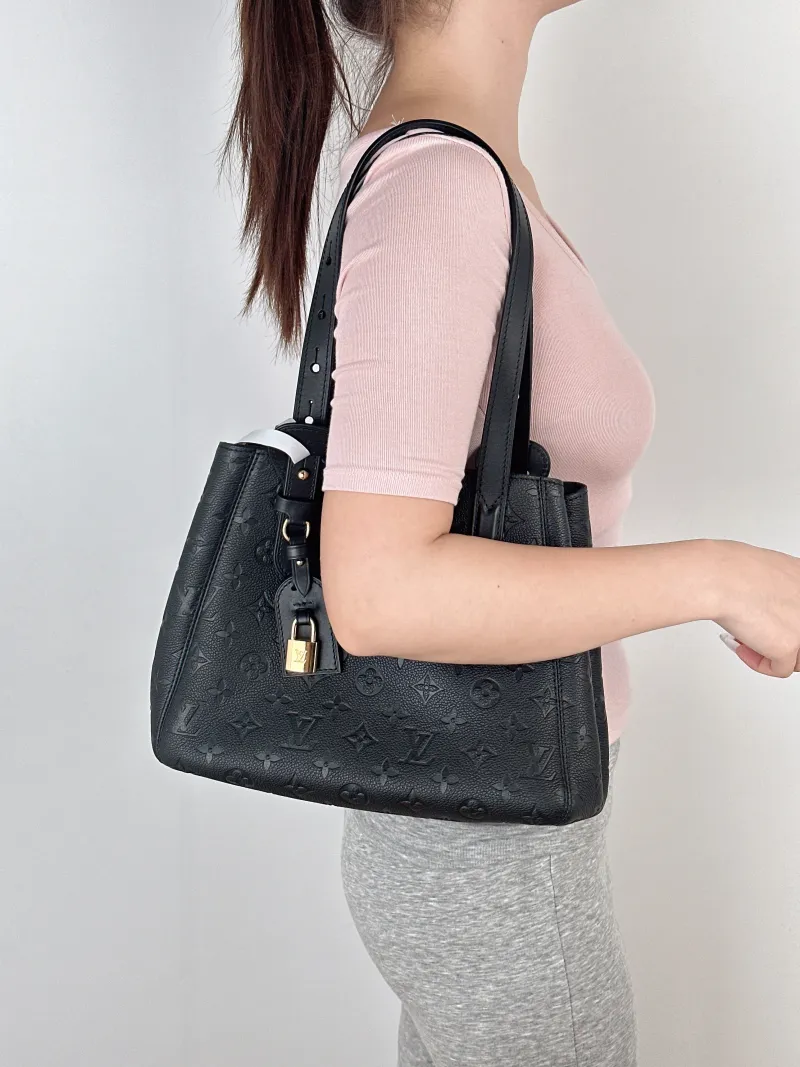 Louis Vuitton Shoulder Bag All In One Black Calfskin Small40 × 15 × 22 cm — on-model view 1 of 2