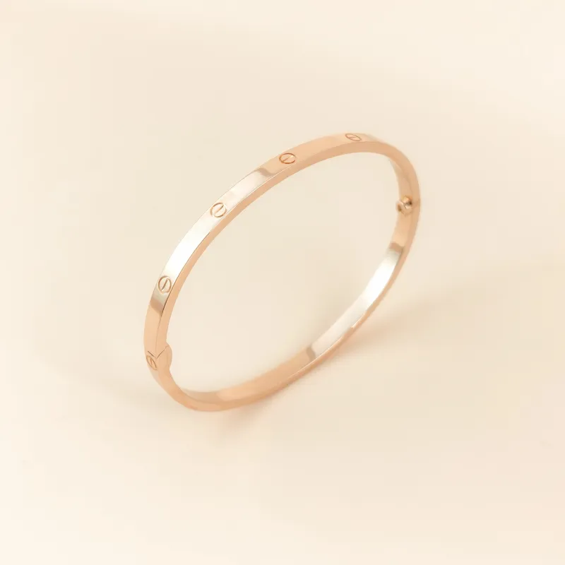 CARTIER Bangle Love Collection Bangle Rose Gold 18KR ose Gold Small Edition17 — cover view 7 of 8