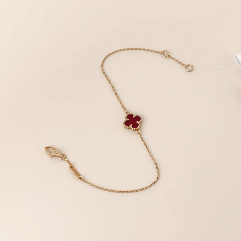 Van Cleef & Arpels Bracelet Alhambra Alhambra Collection Single-Motif Bracelet 18KR ose Gold Sweet Mini 17.5cm — cover view 3 of 8