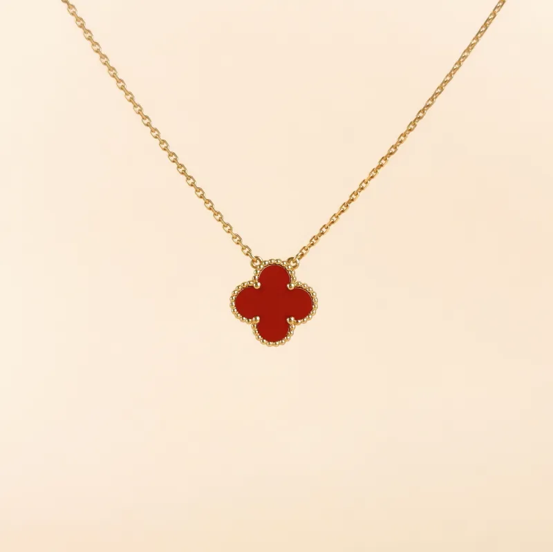 Van Cleef & Arpels Necklace Alhambra Alhambra Collection Necklace 18KY ellow Gold Vintage Small 42cm