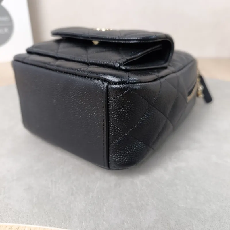 Chanel Backpack mini Backpack Collection Black with Gold-Tone Hardware Grained Calfskin One Size 13 × 9 × 18 cm — detail view 6 of 9