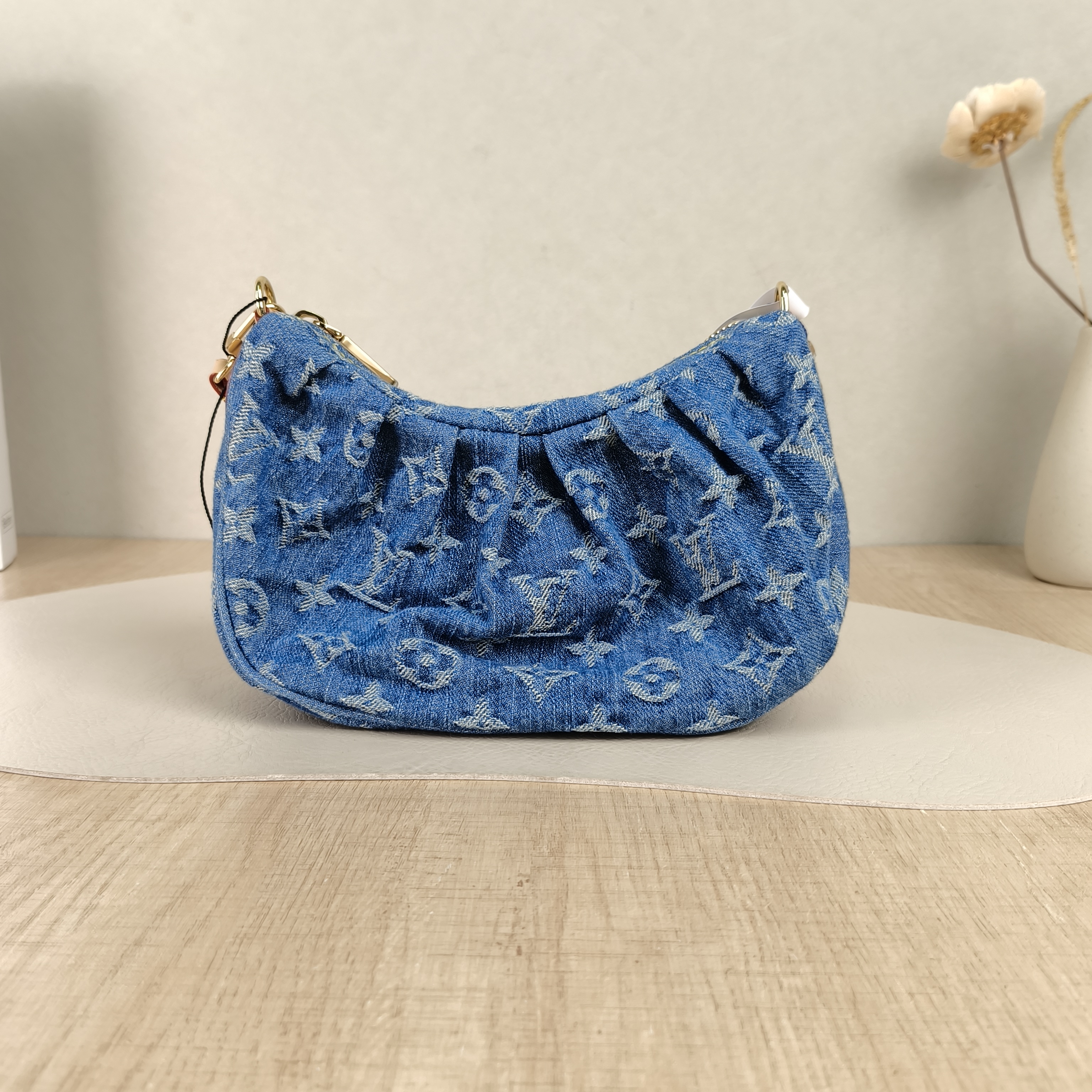Louis Vuitton Shoulder Bag Pochette Valley Blue One Size21 × 7 × 15 cm