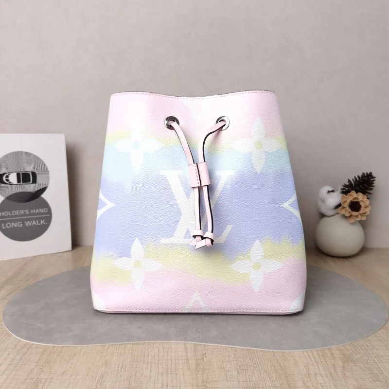 Louis Vuitton Shoulder Bag NÉONOÉ Bucket Bag PVC Medium 26 × 17.5 × 26 cm