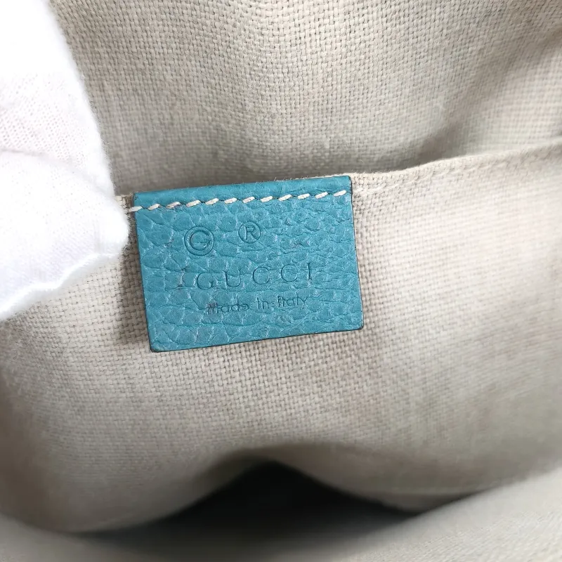 GUCCI Crossbody Bag Crossbody Bag Blue Calfskin One Size24 × 12 × 18 cm — detail view 5 of 13