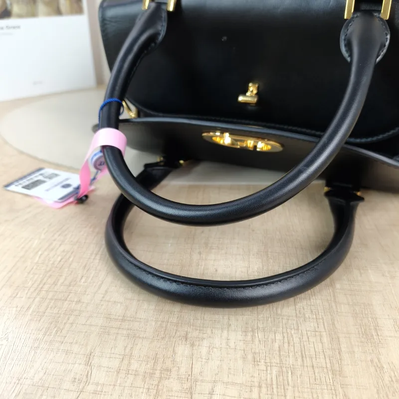 DIOR Crossbody Bag Boston Black Calfskin Medium 26 × 15 × 18 cm — detail view 3 of 10