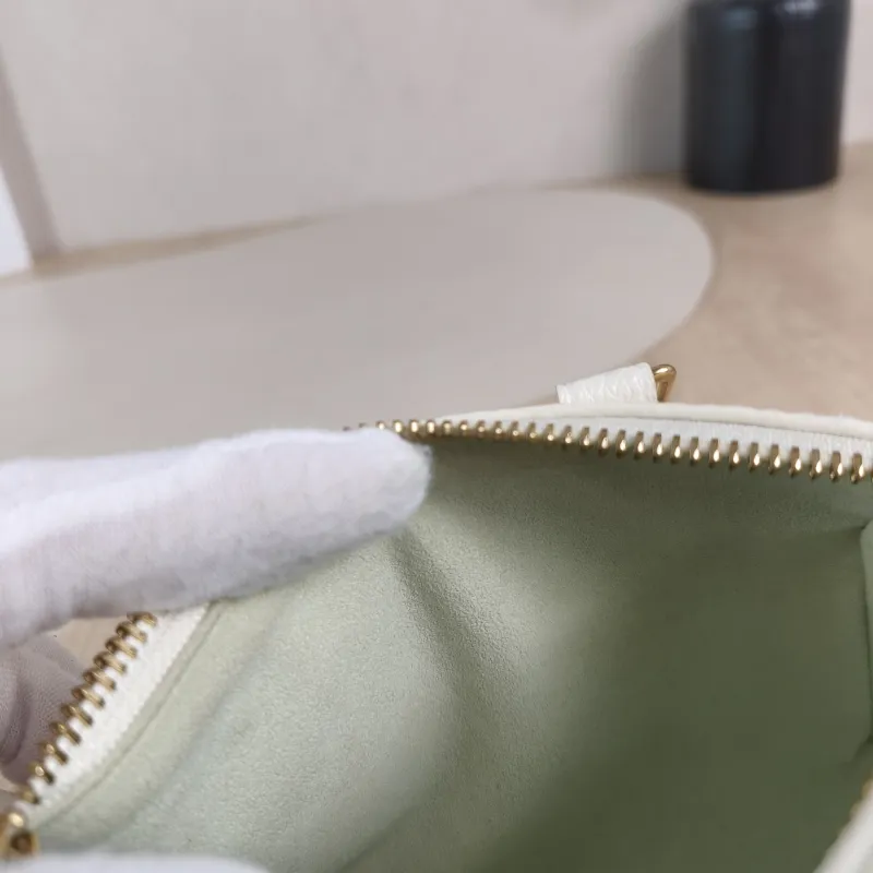 Louis Vuitton Crossbody Bag Speedy Nano White · Green Empreinte Embossed Calfskinnano16 × 7.5 × 10 cm — detail view 1 of 10