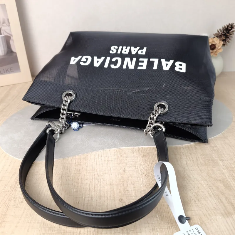 BALENCIAGA Top Handle Bag Tote Bag Black One Size 34.5 × 14 × 27 cm — detail view 8 of 15