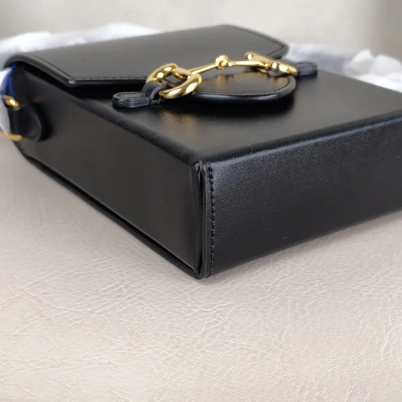 GUCCI Crossbody Bag Horsebit 1955Collection Mini Black Calfskinmini11.5 × 4 × 17 cm — detail view 2 of 10