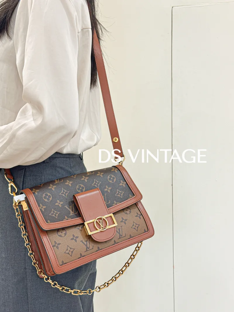 Louis Vuitton Crossbody Bag Dauphine Monogram PVC Medium25 × 10.5 × 17 cm — on-model view 3 of 3