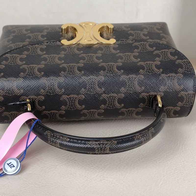 CELINE Top Handle Bag TEEN NINO Top Handle Bag Monogram PVC Small 20 × 8 × 13 cm — detail view 11 of 14