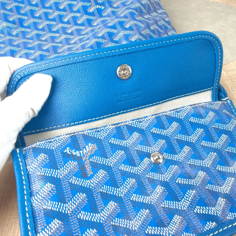 GOYARD Shoulder Bag Boheme Hobo​Blue PVC Small43 × 14 × 27 cm — detail view 10 of 15