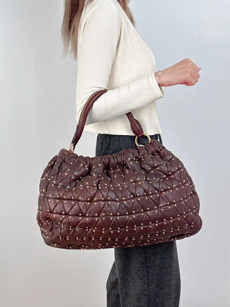 Miumiu Shoulder Bag Shoulder Baghobo Lambskin One Size44 × 14 × 29 cm — on-model view 2 of 2