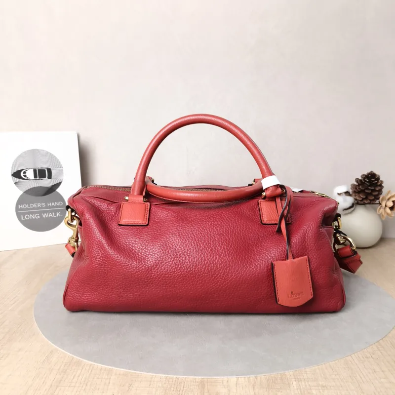 LOEWE Top Handle Bag Top Handle Bag Red Calfskin One Size34 × 16 × 18 cm — cover view 2 of 5