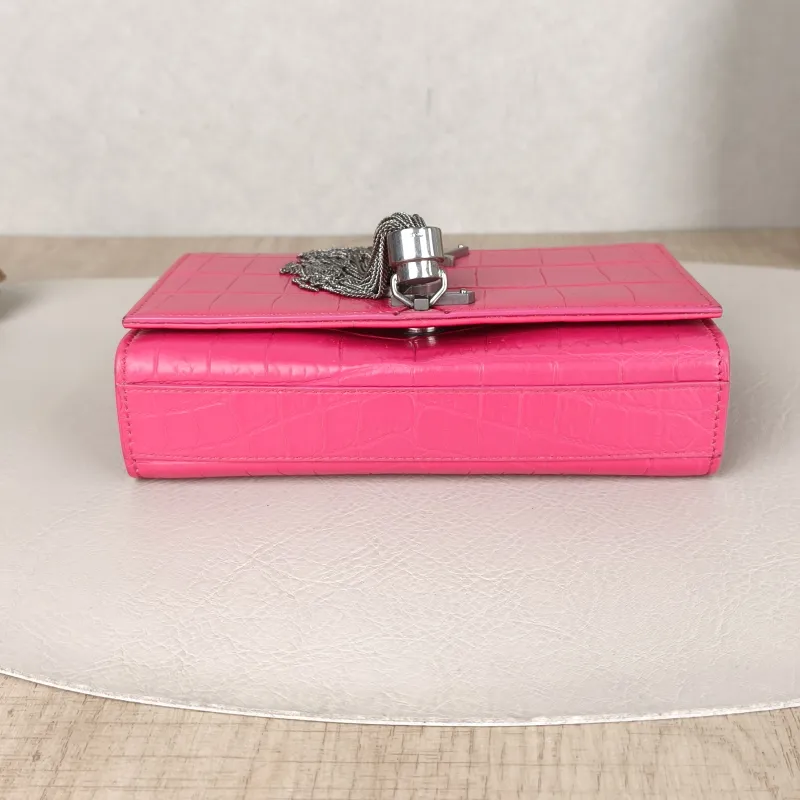 SAINT LAURENT Crossbody Bag KATE Red Calfskin Mini17 × 5 × 11.5 cm — cover view 2 of 5