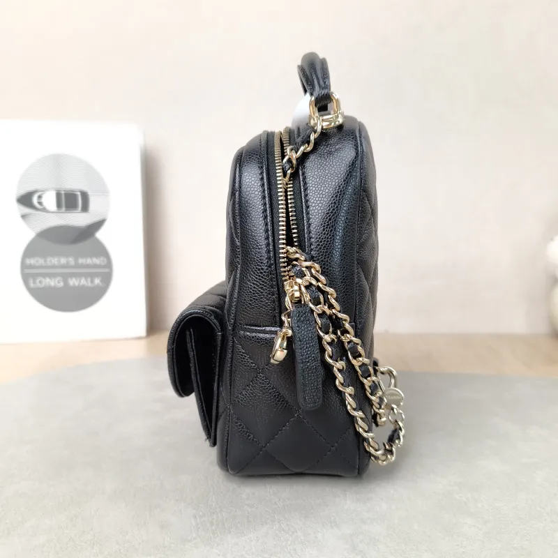 Chanel Backpack mini Backpack Collection Black Calfskin One Size13 × 9 × 18 cm — detail view 6 of 14