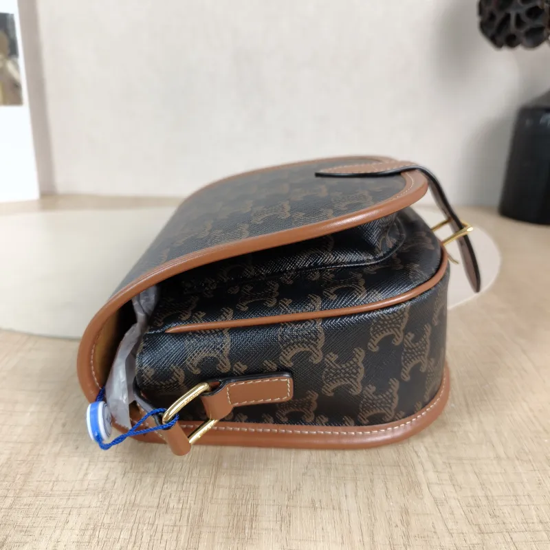 CELINE Crossbody Bag FOLCO Monogram PVC Medium 18.5 × 8 × 17 cm — detail view 4 of 13