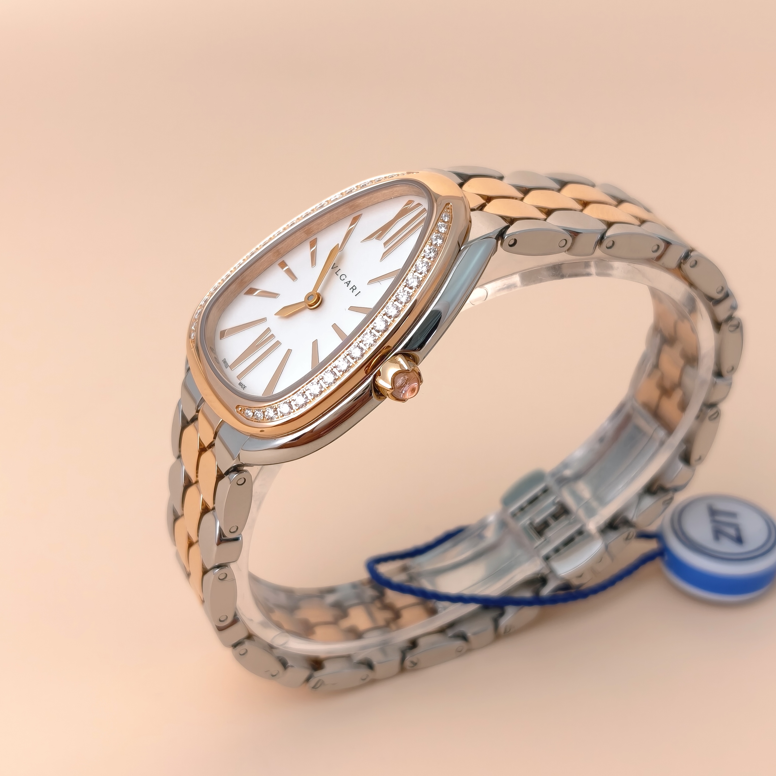 Bvlgari Watch serpenti Collection Watch White18KR ose Gold One Size33mm — cover view 8 of 11