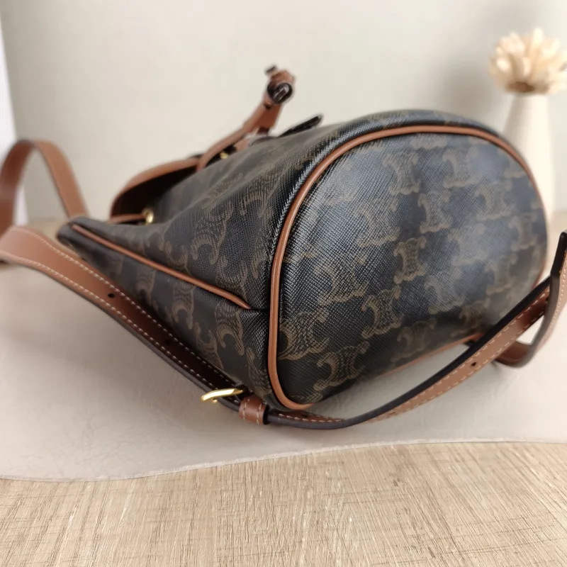CELINE Backpack FOLCO Backpack Monogram PVC Mini 17 × 10 × 20 cm — detail view 8 of 10