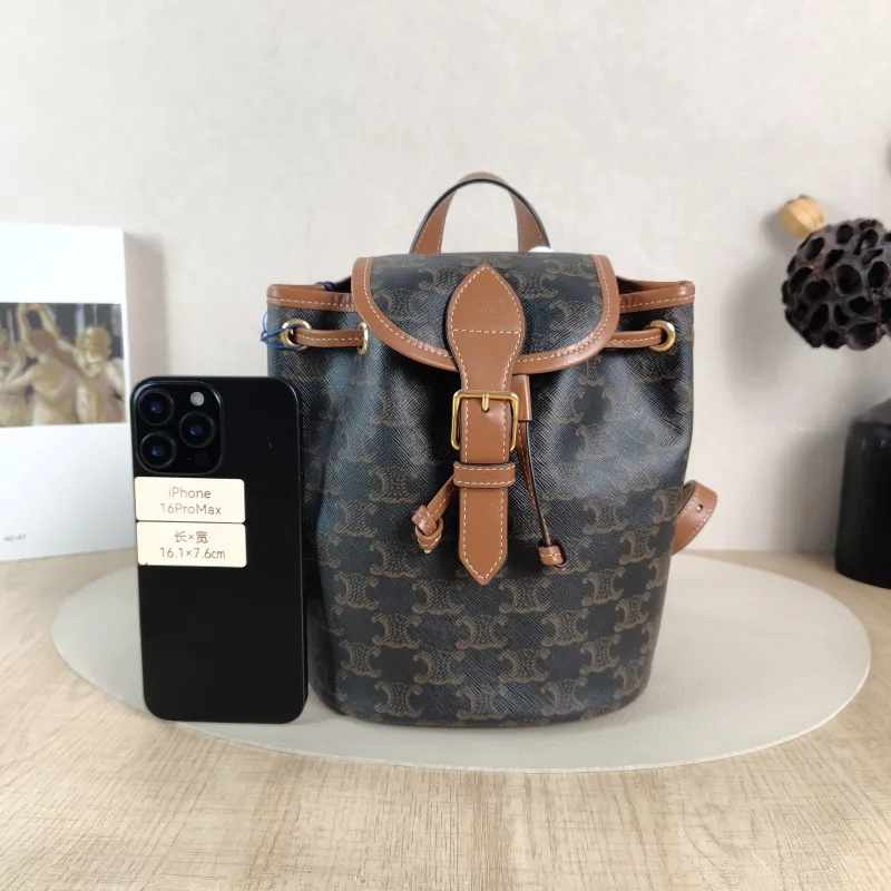 CELINE Backpack FOLCO Backpack Monogram PVC Mini 17 × 10 × 20 cm — cover view 2 of 5