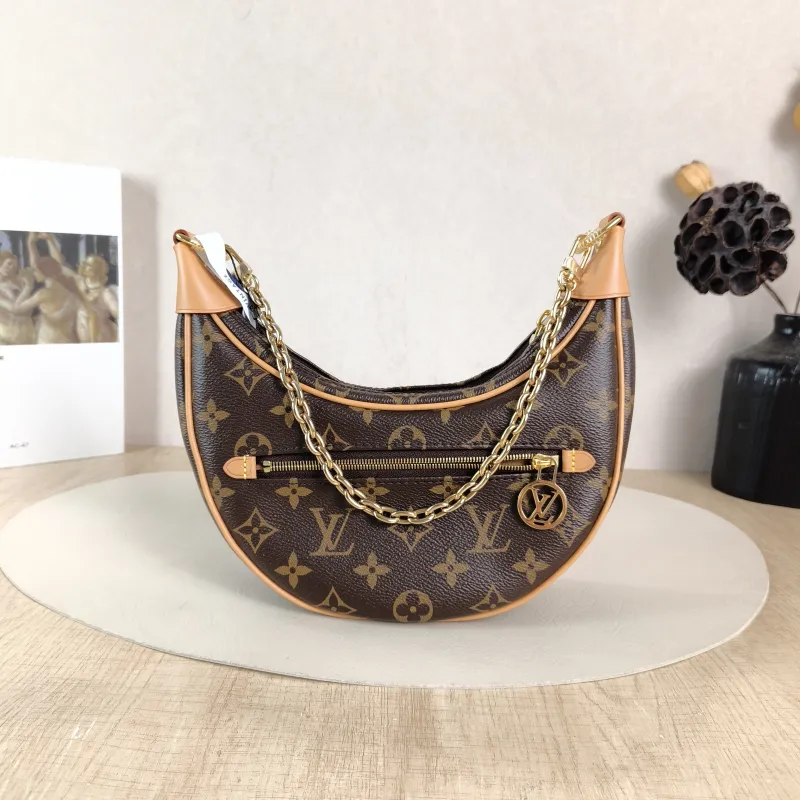 Louis Vuitton Crossbody Bag Loop Monogram PVC Small 23 × 6 × 13 cm