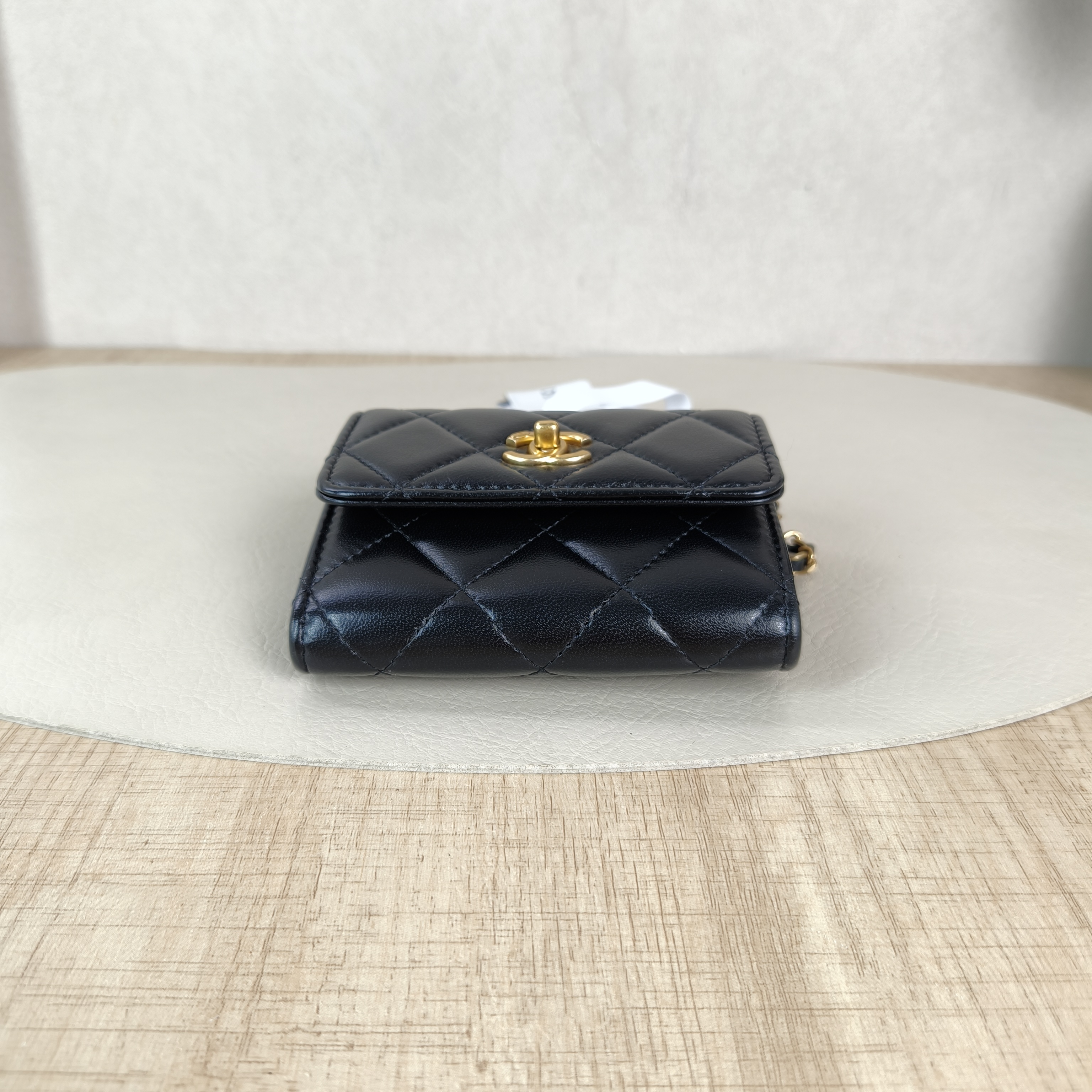 Chanel Crossbody Bag Crossbody Bag Black Lambskin One Size11 × 2 × 9 cm — cover view 5 of 6