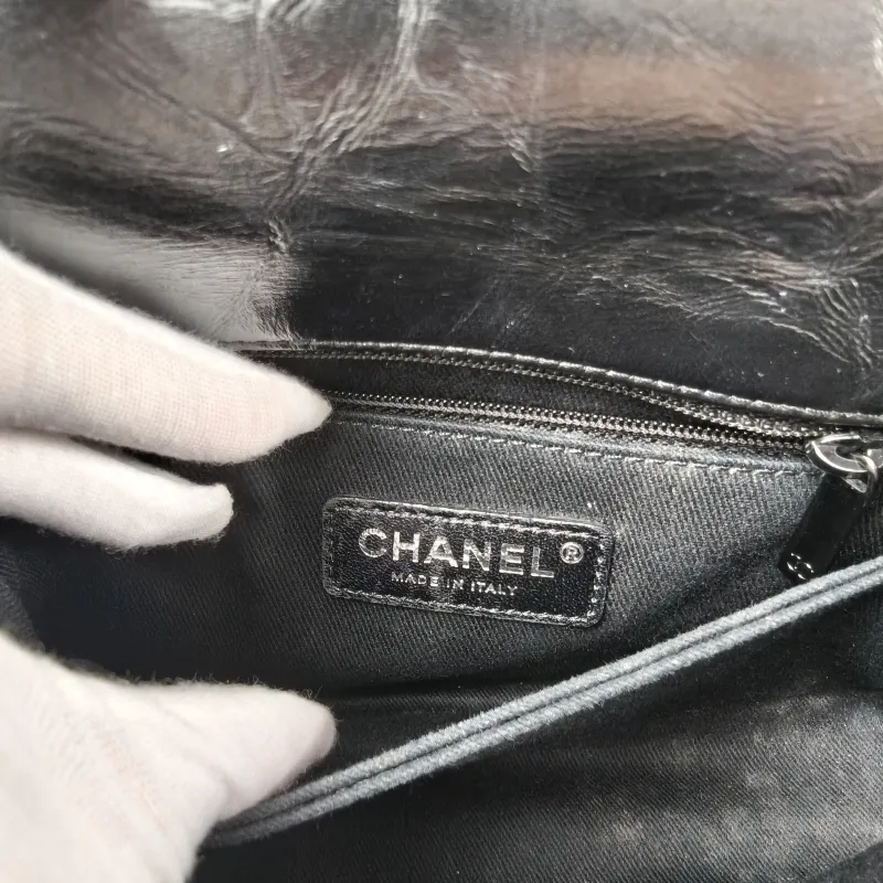 Chanel Top Handle Bag Coco Handle​ Grey Calfskin Small24 × 10 × 14 cm — detail view 5 of 14